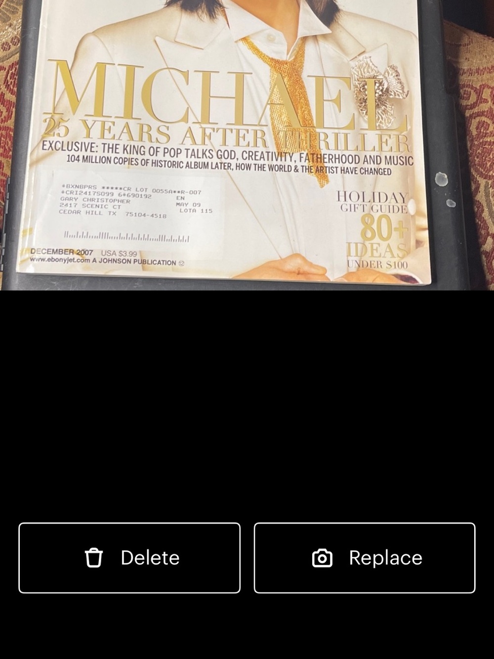 Michael Jackson Ebony Magazine - Picture 2 of 6